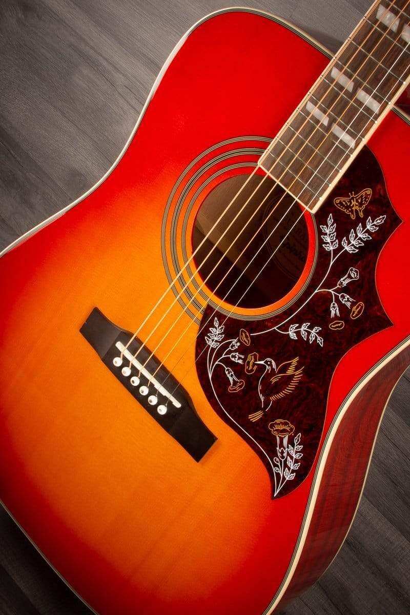 Epiphone Acoustic Guitar USED - Epiphone Hummingbird Pro Acoustic Guitar - Faded Cherry
