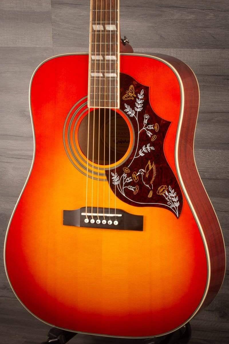 Epiphone Acoustic Guitar USED - Epiphone Hummingbird Pro Acoustic Guitar - Faded Cherry