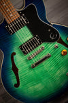 Epiphone Electric Guitar USED - Epiphone Dot Deluxe Aquamarine