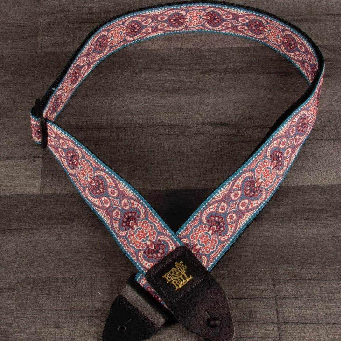 Ernie Ball Jacquard Guitar Strap - Pink Paisley