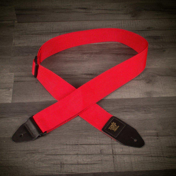 Ernie Ball Accessories Ernie Ball Red Nylon Guitar Strap