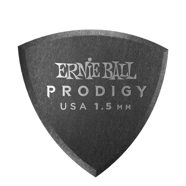 Ernie Ball Picks Ernie Ball 1.5mm Black Shield Prodigy Picks 6-Pack