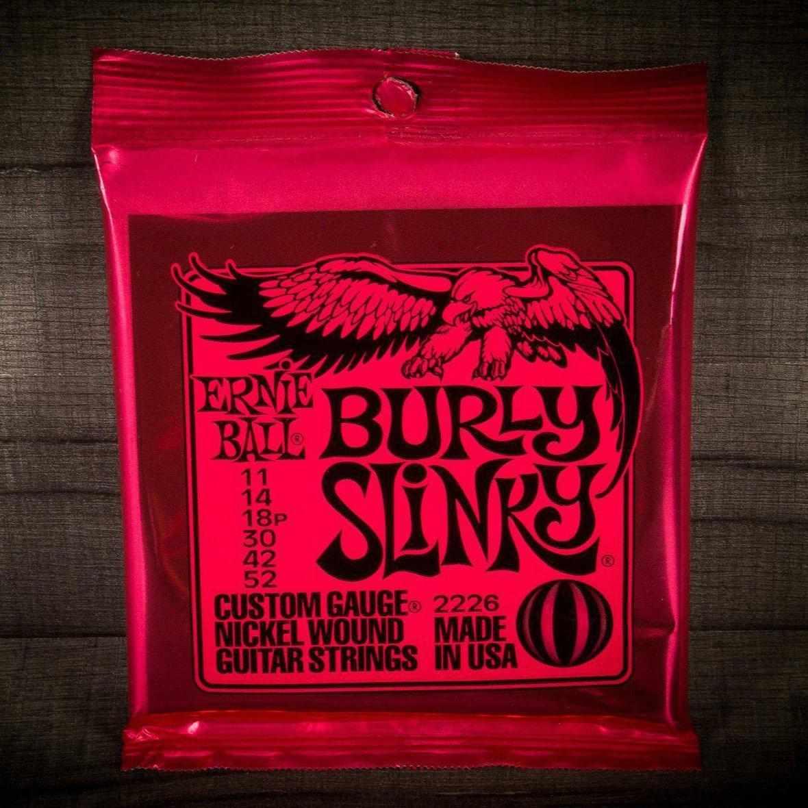 Ernie Ball Burly Slinky 2226 Guitar Strings 11-52