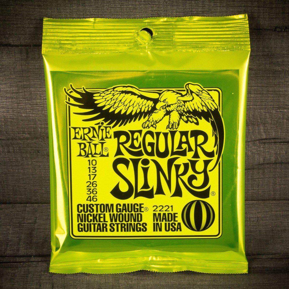 Ernie Ball Regular Slinky 2221 Guitar Strings 10-46