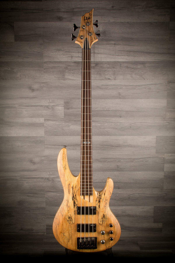 ESP Bass Guitar USED - ESP LTD B-204SM FL Natural