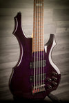 ESP Bass Guitar USED - ESP LTD F-155DX Dark See Thru Purple