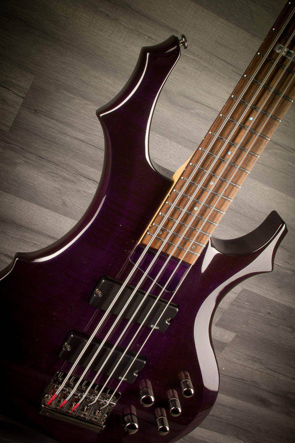 USED - ESP LTD F-155DX Dark See Thru Purple - MusicStreet