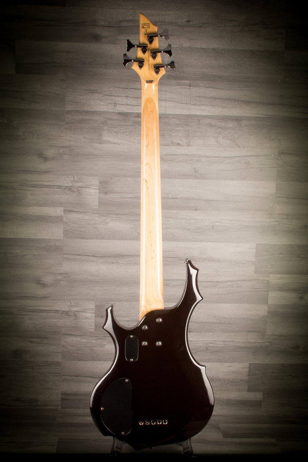 ESP Bass Guitar USED - ESP LTD F-155DX Dark See Thru Purple