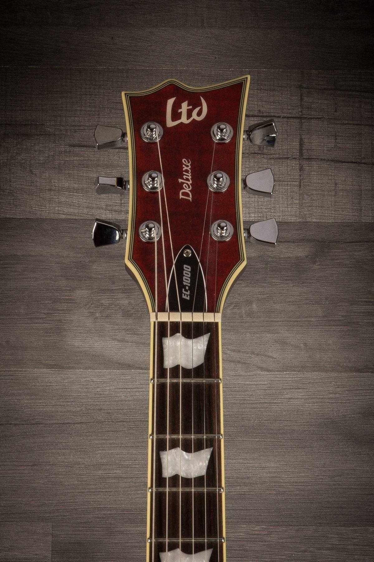 USED - ESP LTD EC-1000FM Fluence Deluxe Series, Tiger Eye