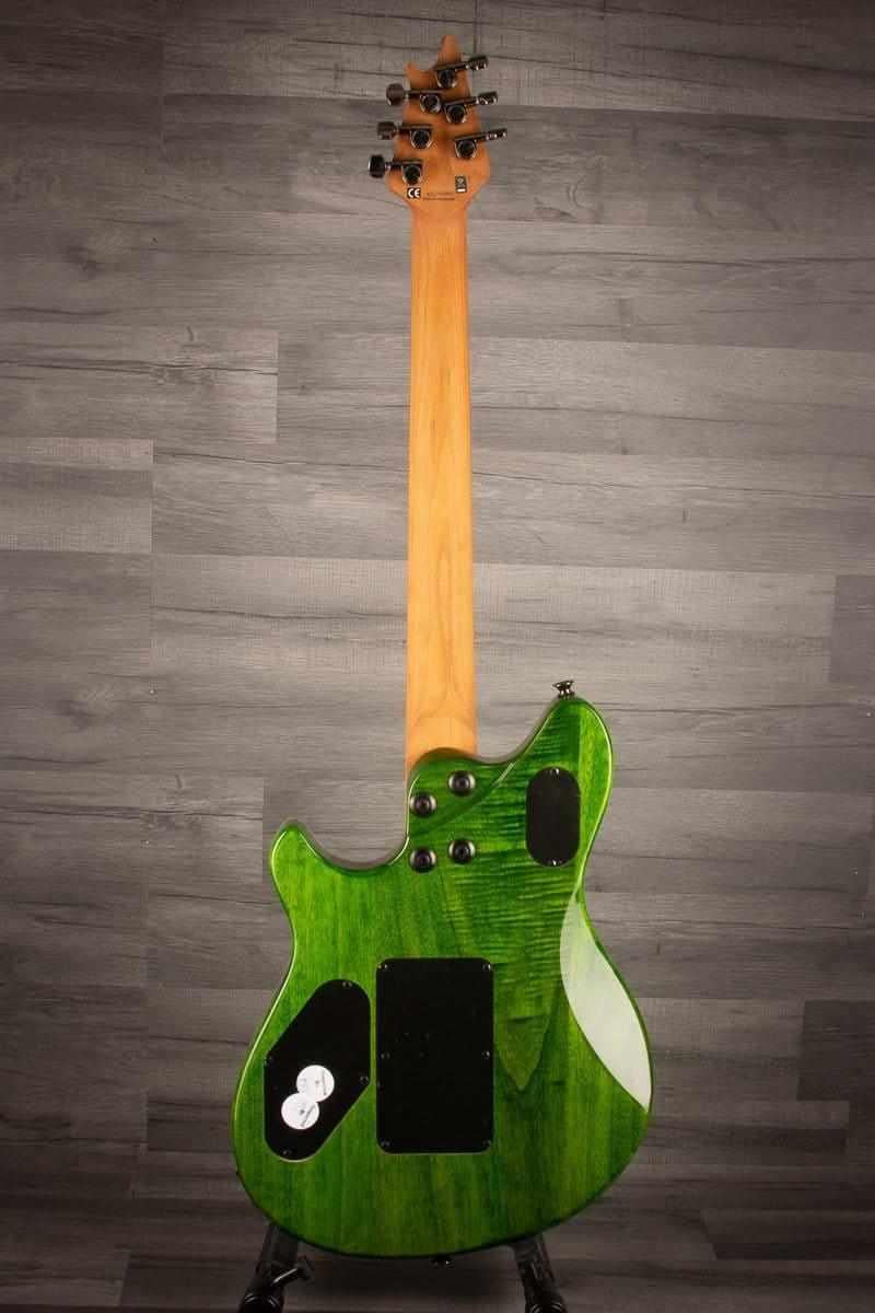 EVH Wolfgang® Standard QM, Baked Maple Fingerboard, Transparent Green