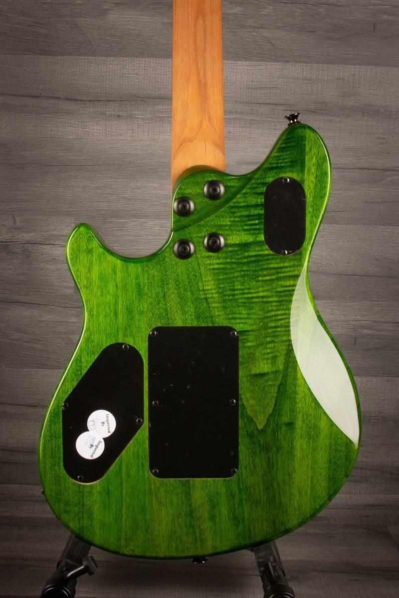 EVH Wolfgang® Standard QM, Baked Maple Fingerboard, Transparent Green