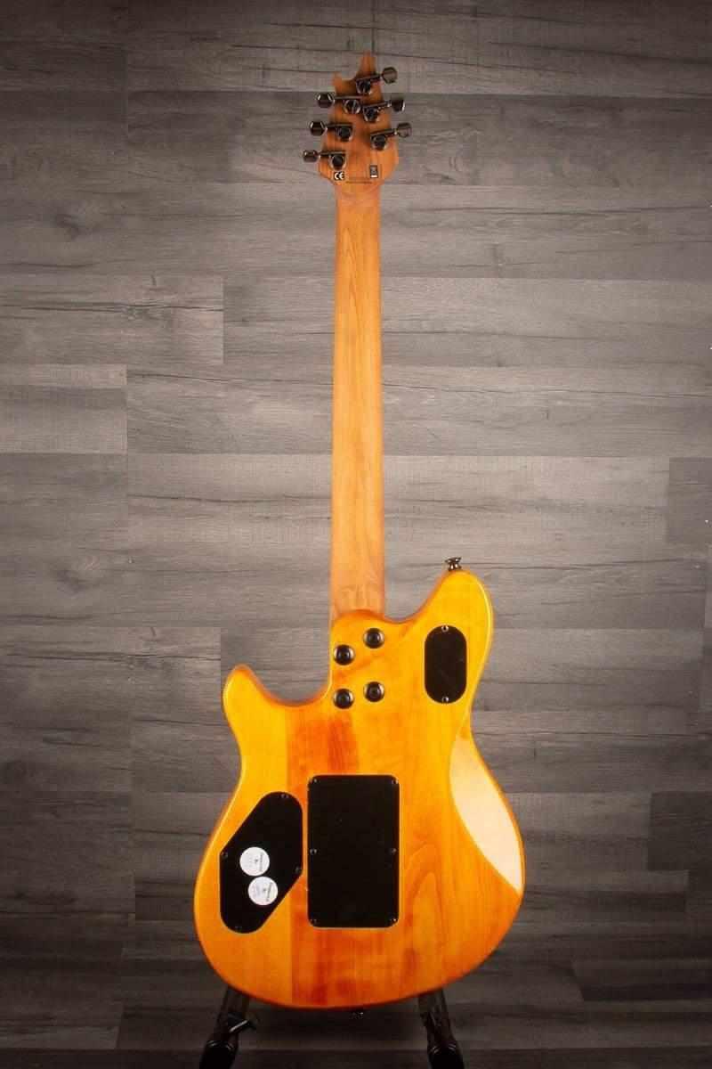 EVH Wolfgang WG Standard QM Electric Guitar - Transparent Amber