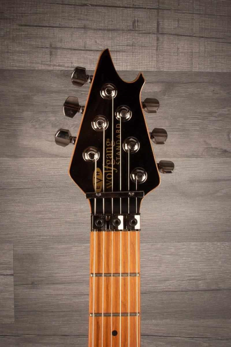 EVH Wolfgang WG Standard QM Electric Guitar - Transparent Amber
