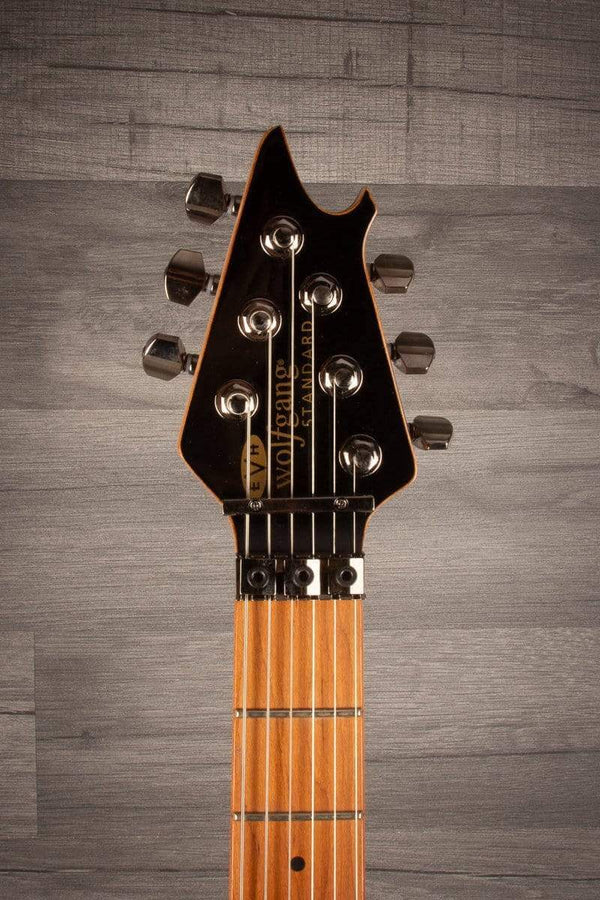 EVH Electric Guitar USED - EVH Wolfgang Wg Standard QM Transparent Amber