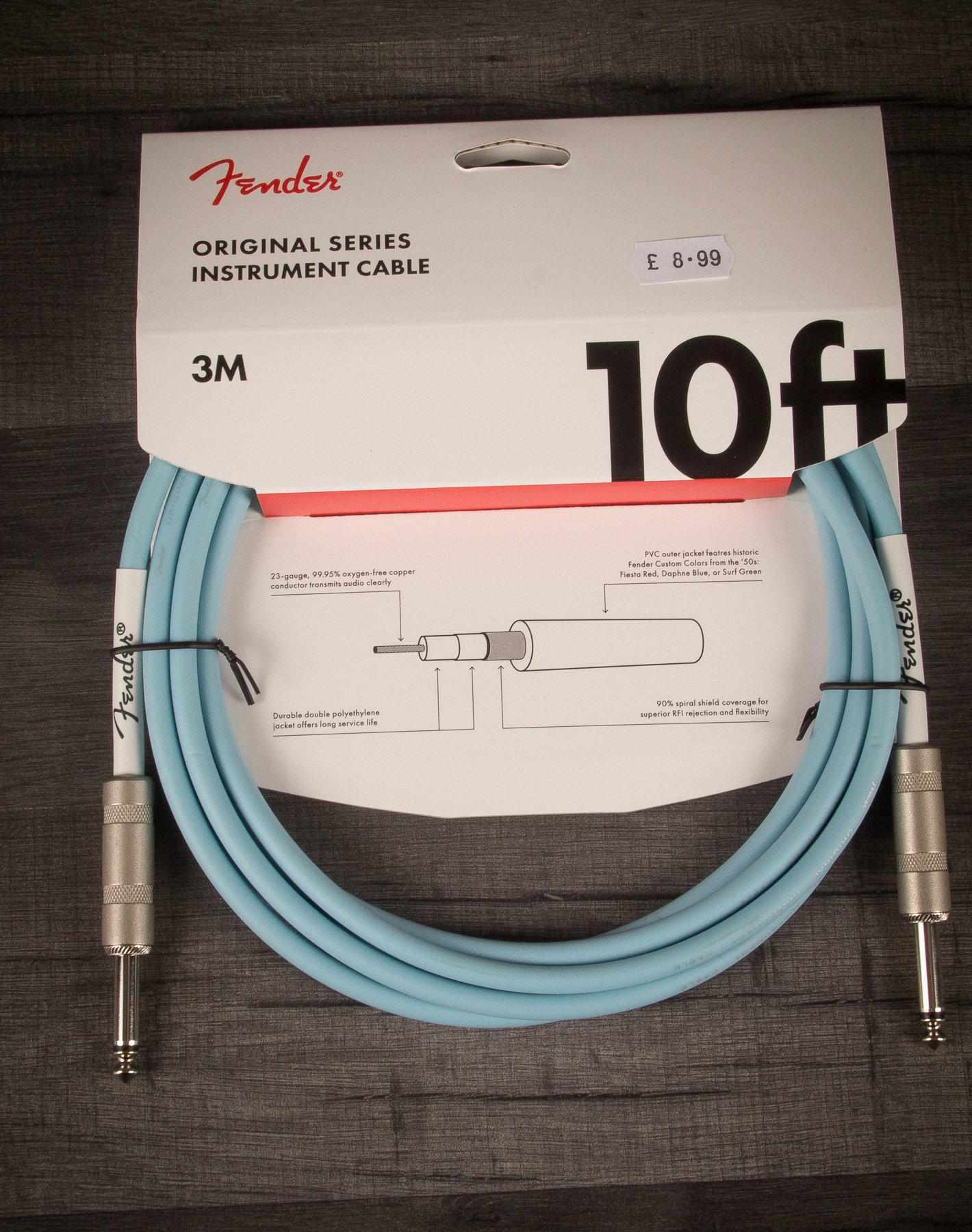 Fender Accessories Daphne Blue Fender 10ft Original Series Instrument Cable