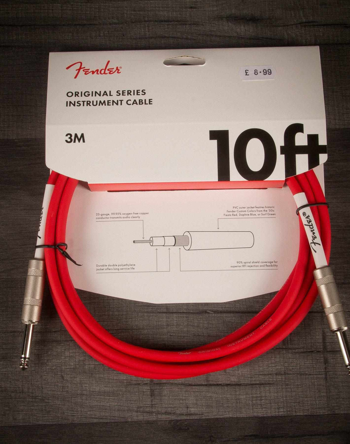 Fender 10ft Original Series Instrument Cable
