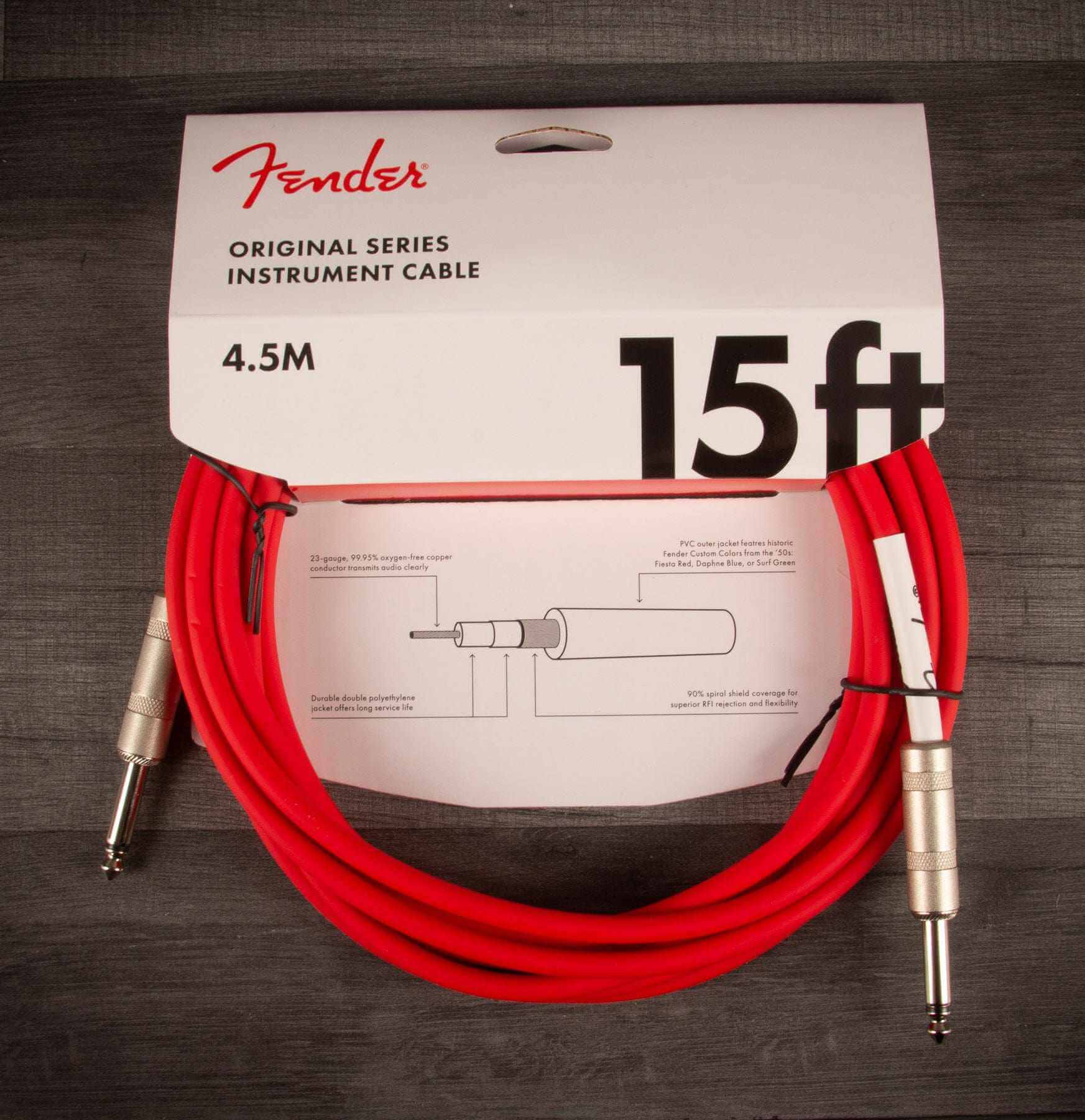 Fender 15ft Original Series Instrument Cable