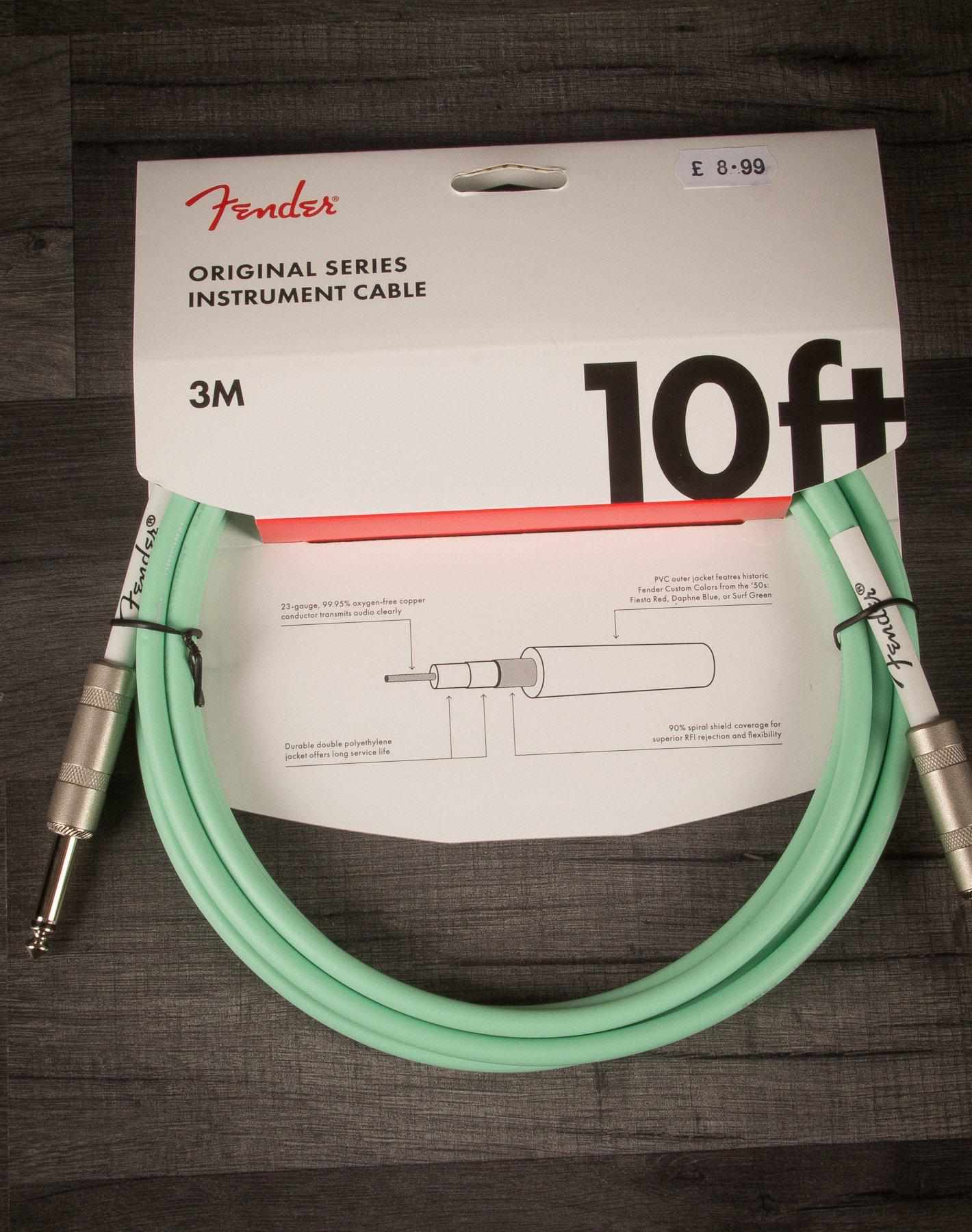 Fender Accessories Surf Green Fender 10ft Original Series Instrument Cable