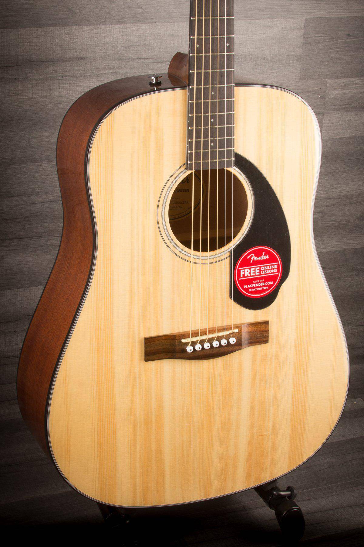Fender CD60 v3 Natural - MusicStreet