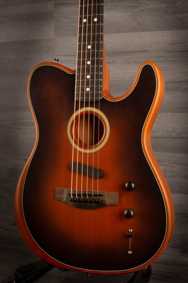 USED - Fender - American Acoustasonic Telecaster (Sunburst)