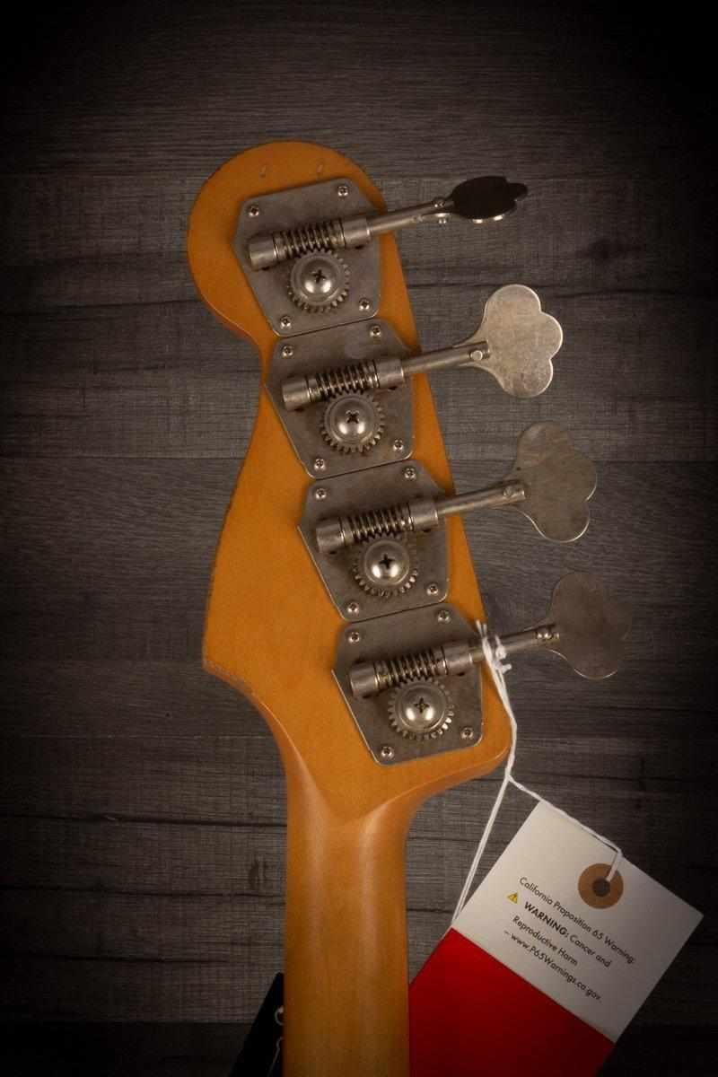 Fender 60th Anniversary Road Worn '60s Jazz Bass Guitar, 3-Tone Sunburst