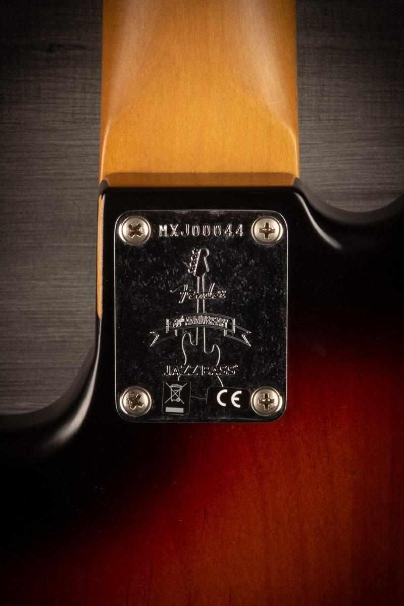 Fender 60th Anniversary Road Worn '60s Jazz Bass Guitar, 3-Tone Sunburst
