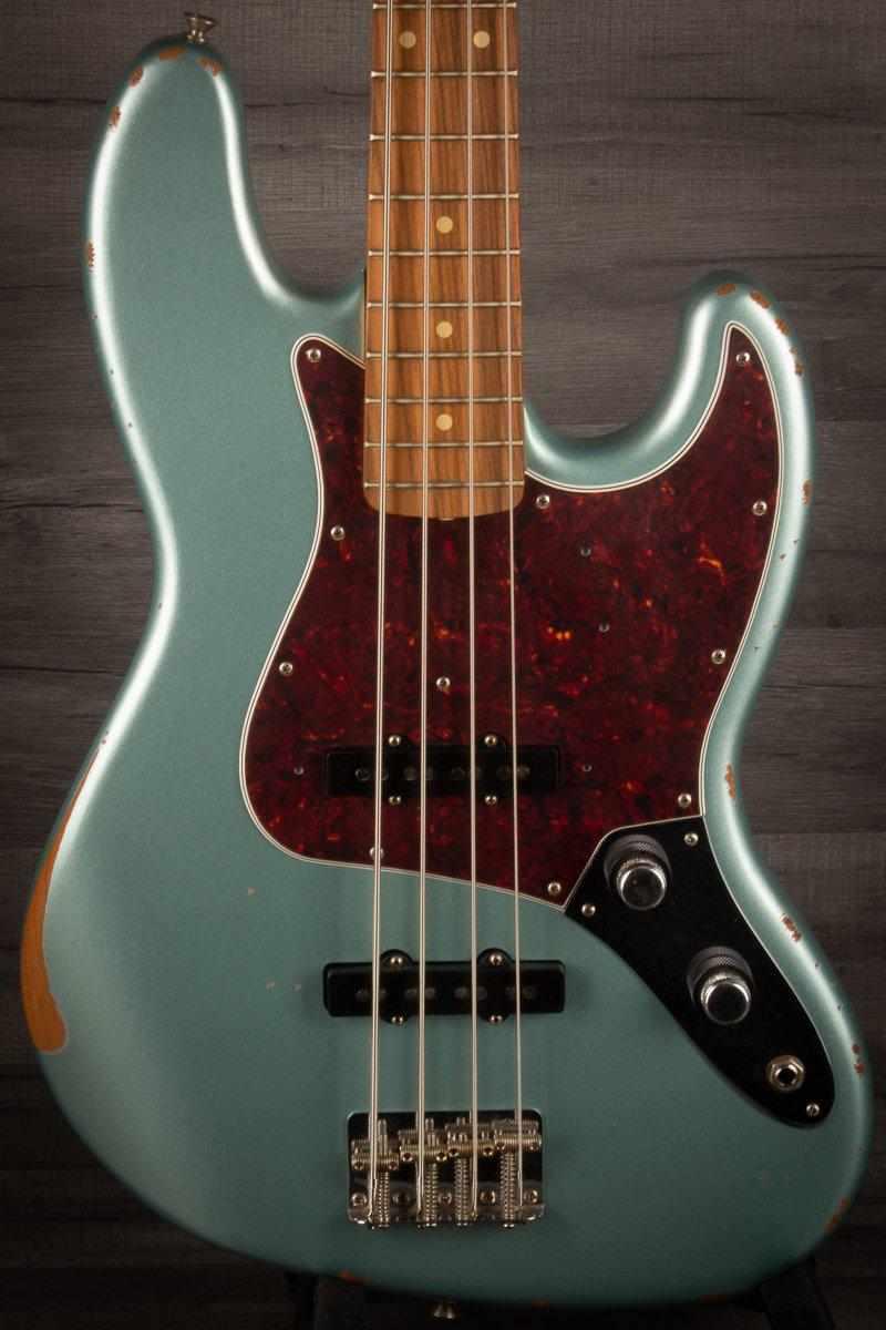 Fender 60th Anniversary Road Worn '60s Jazz Bass Guitar - Firemist Silver