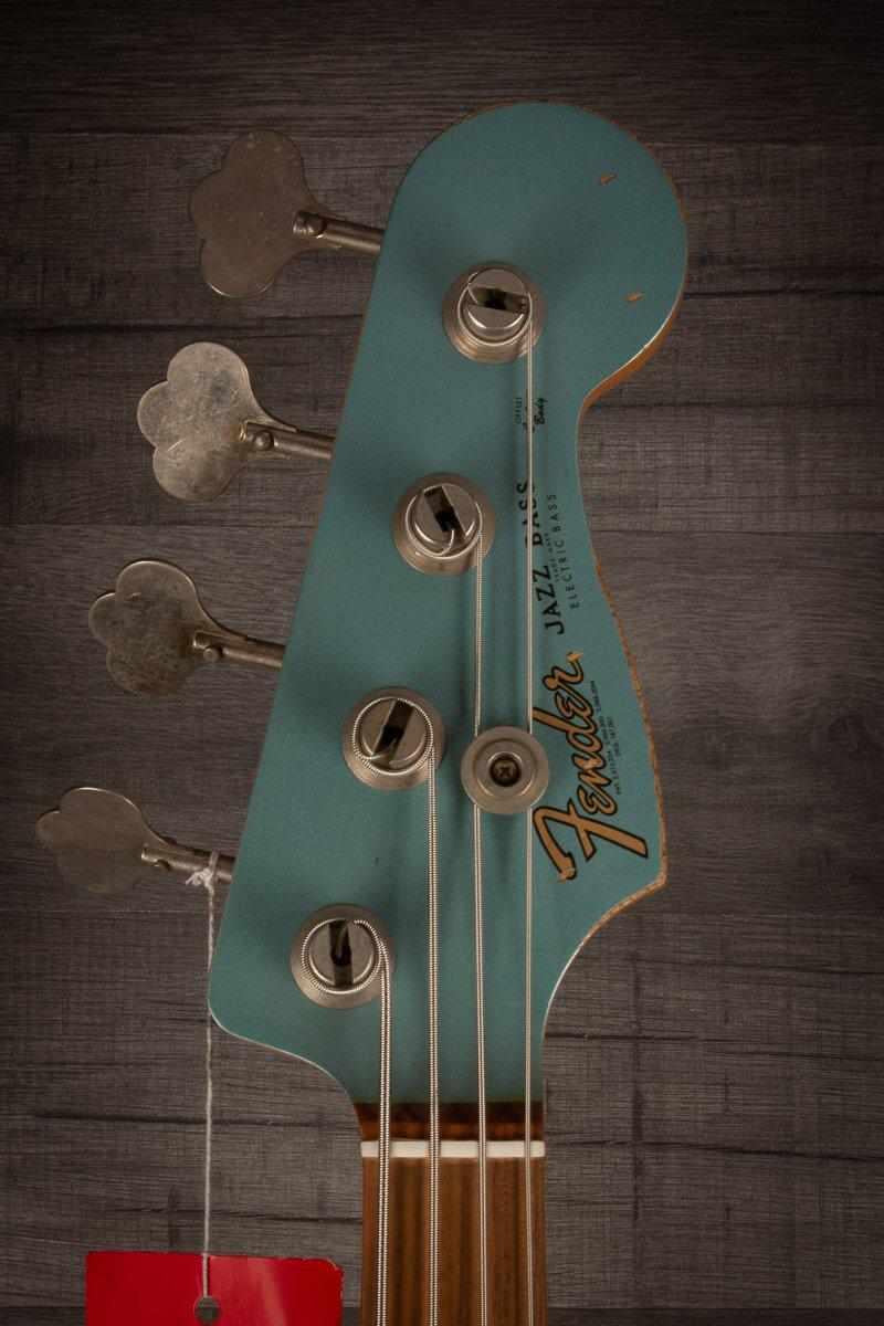 Fender 60th Anniversary Road Worn '60s Jazz Bass Guitar - Firemist Silver