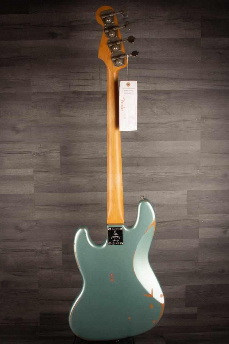 Fender 60th Anniversary Road Worn '60s Jazz Bass Guitar - Firemist Silver