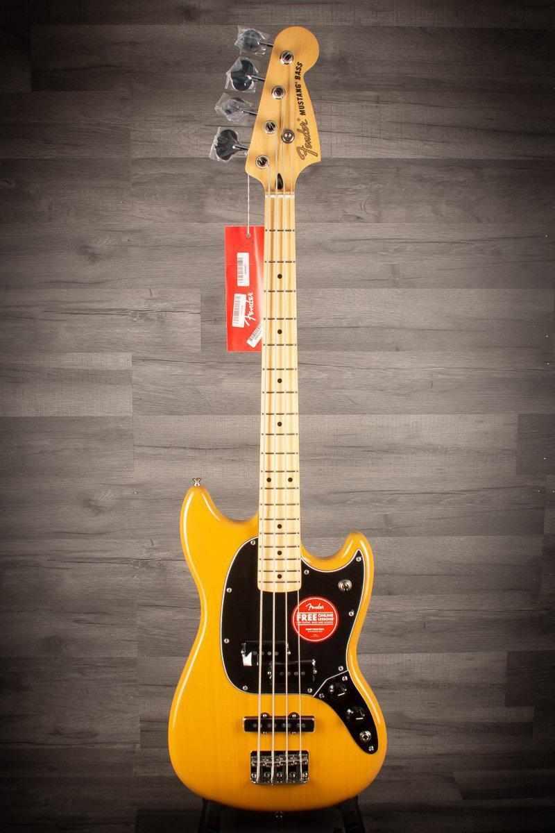 Fender Limited Edition Player Mustang Bass Guitar PJ - Butterscotch Blonde