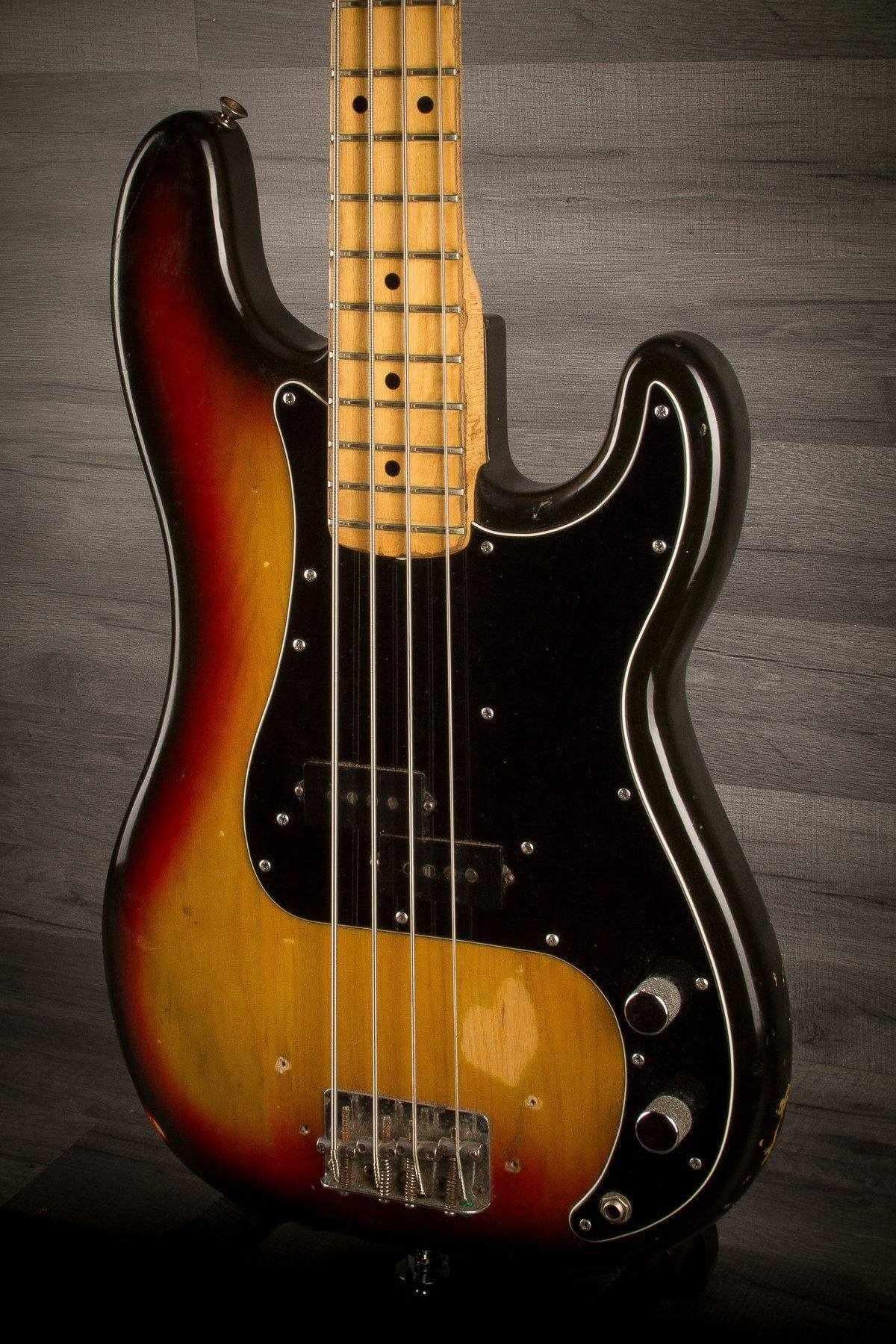 USED - Fender Precision Bass 1977 3 Tone Sunburst