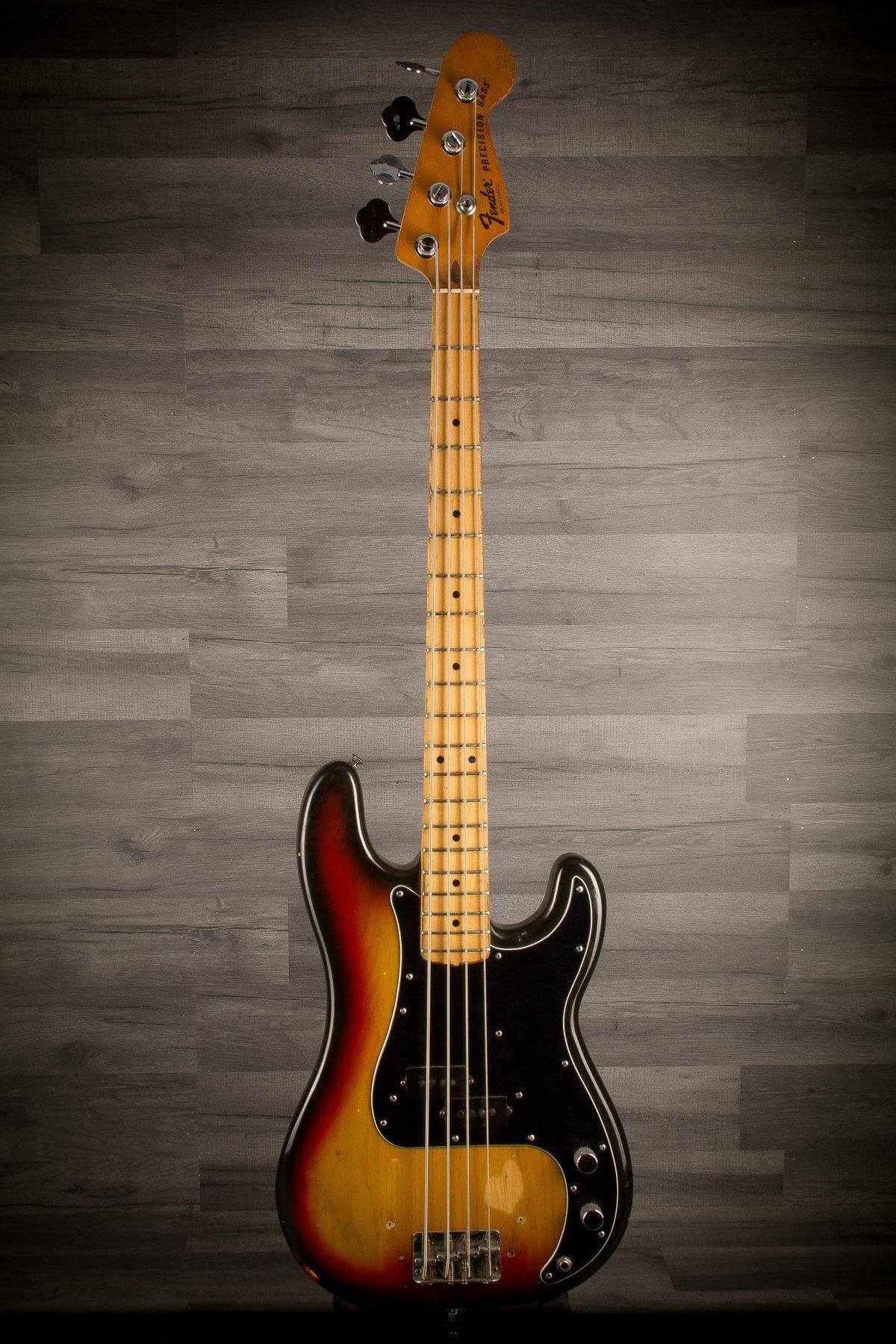 USED - Fender Precision Bass 1977 3 Tone Sunburst