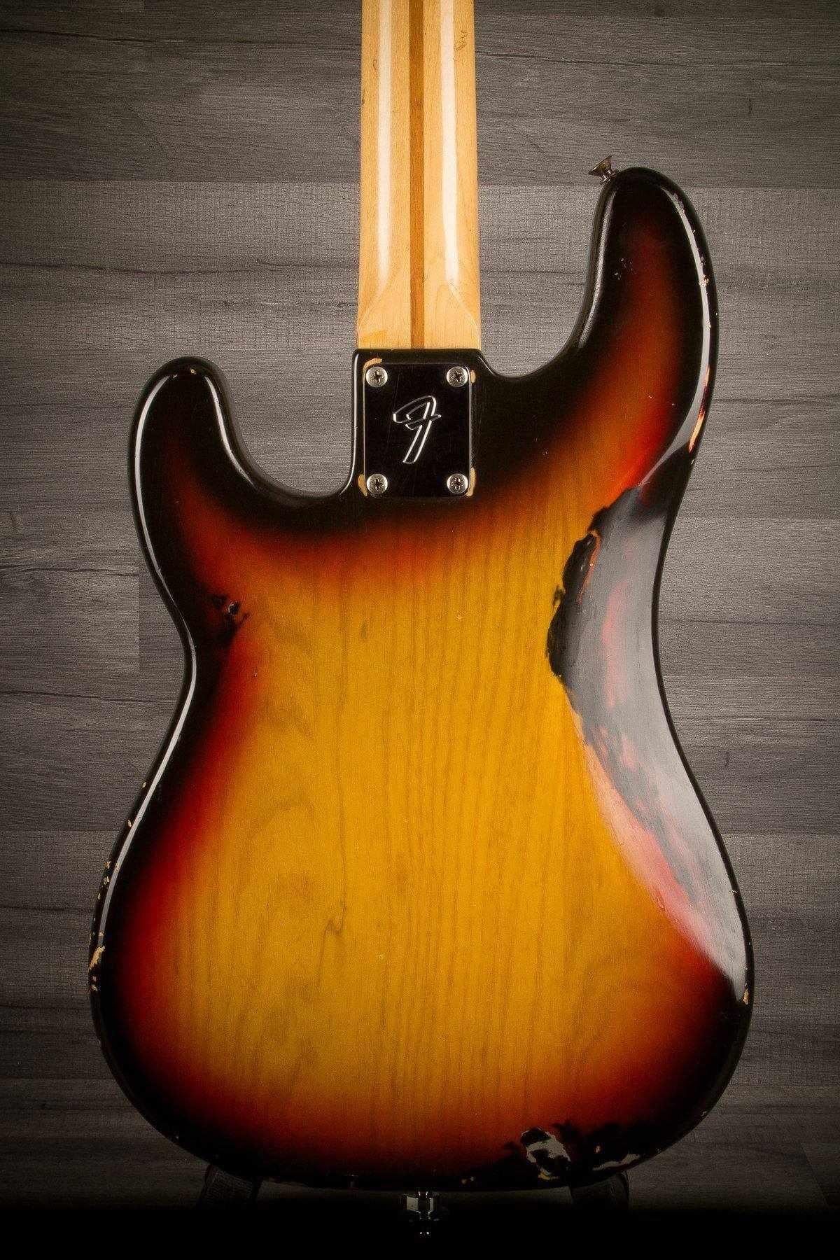 USED - Fender Precision Bass 1977 3 Tone Sunburst