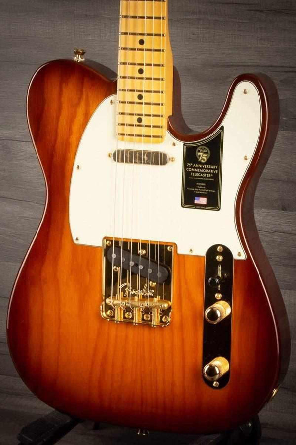 Fender 75th Anniversary Commemorative Telecaster 2-Colour Bourbon Burst