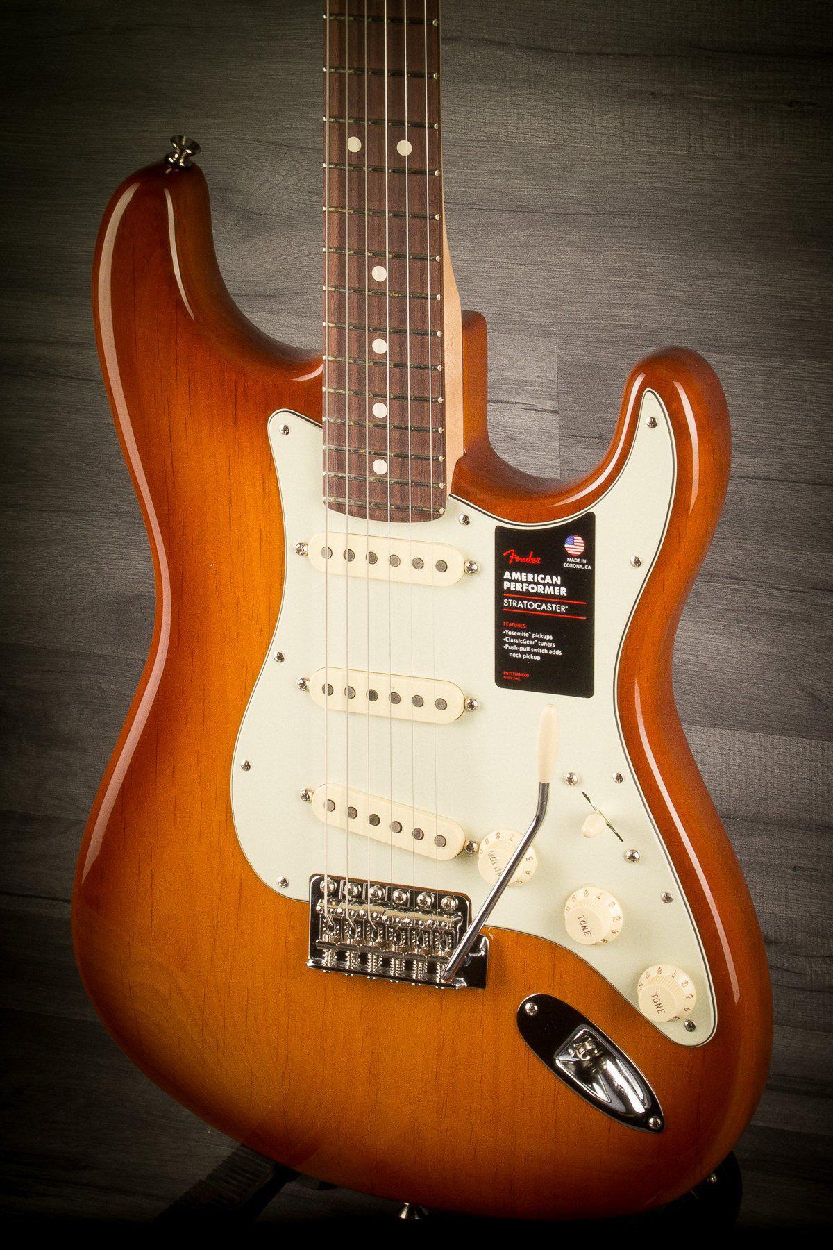 Fender Electric Guitar Fender American Performer Stratocaster - Honey Burst