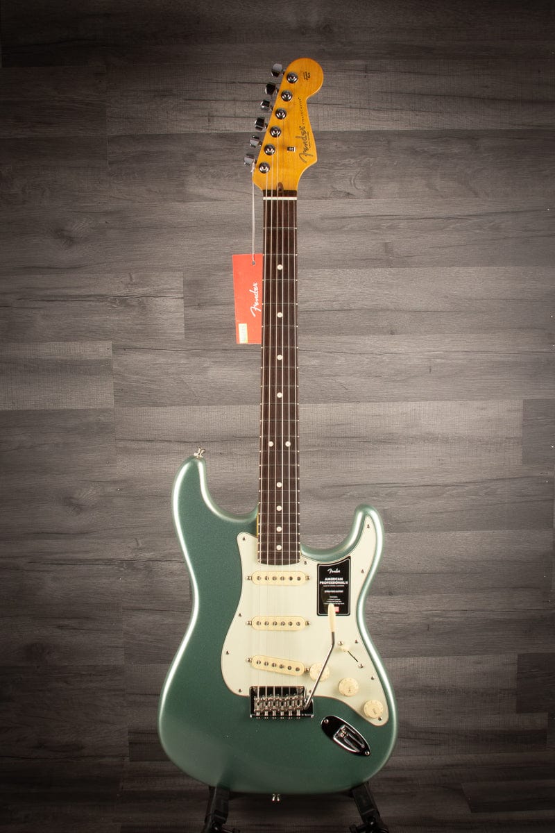 Fender Electric Guitar Fender American Professional II Stratocaster - Mystic Surf Green - Rosewood