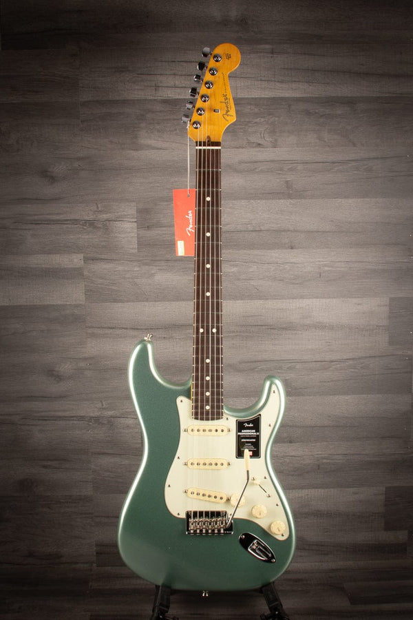 Fender Electric Guitar Fender American Professional II Stratocaster - Mystic Surf Green - Rosewood