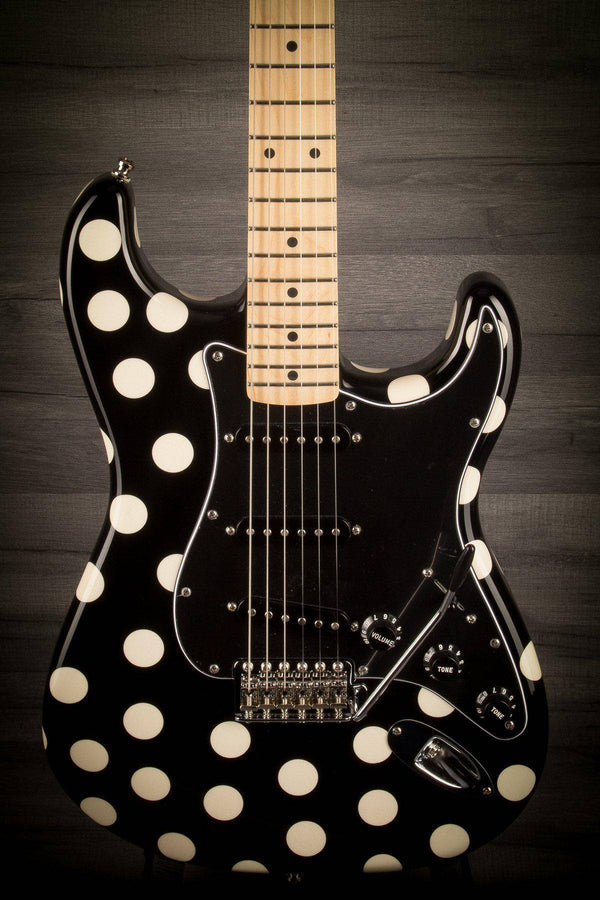 Fender Buddy Guy Polka Dot Stratocaster MN - Black/White Dots - MusicStreet