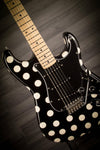 Fender Buddy Guy Polka Dot Stratocaster MN - Black/White Dots - MusicStreet