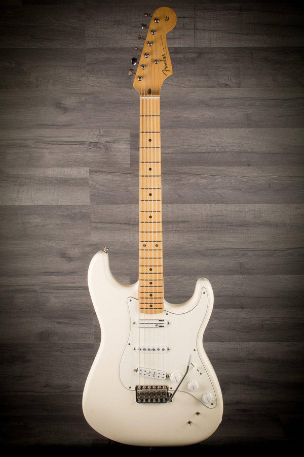 Fender Ed O'Brien Sustainer Stratocaster - Olympic White - MusicStreet