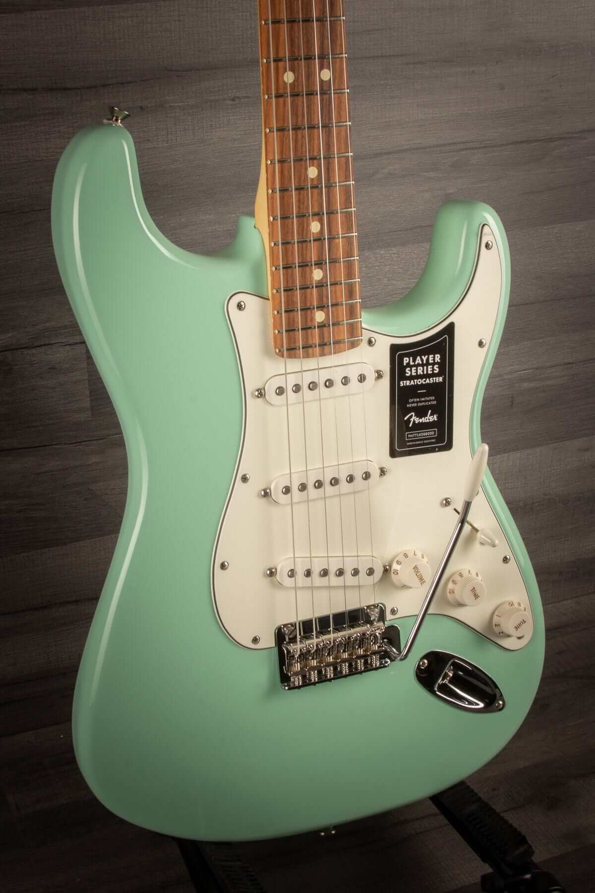 Fender Limited Edition Player Stratocaster - Surf Green, Matching Headstock