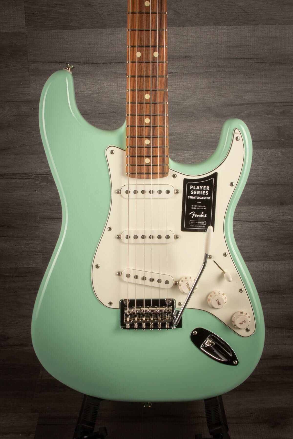 Fender Limited Edition Player Stratocaster - Surf Green, Matching Headstock