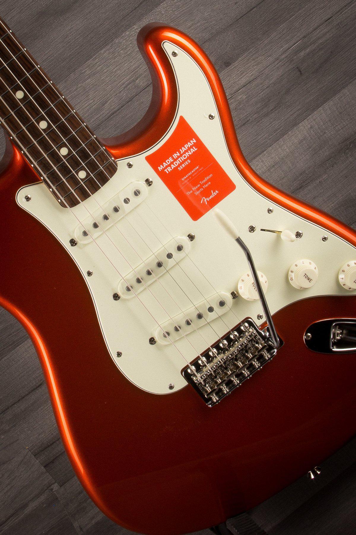Fender Electric Guitar Fender MIJ Traditional 60s Stratocaster - Candy Tangerine