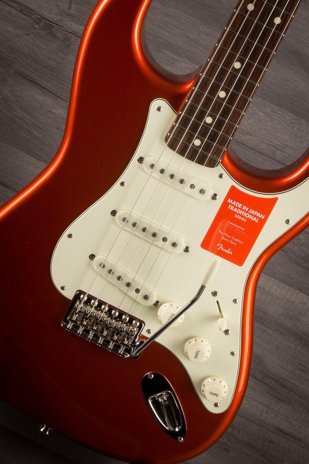 Fender Electric Guitar Fender MIJ Traditional 60s Stratocaster - Candy Tangerine