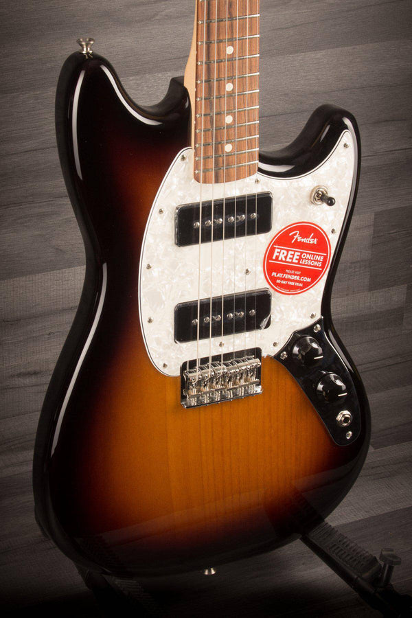 Fender Mustang 90 Electric Guitar, Pau Ferro, 2-Tone Sunburst - MusicStreet