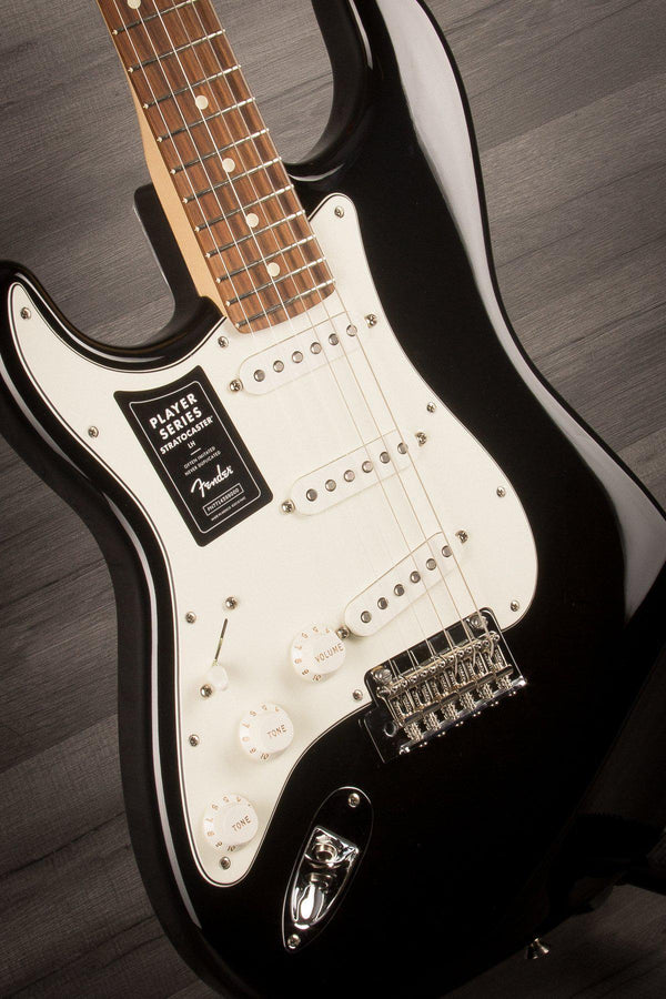 Fender Electric Guitar Fender Player Stratocaster Left Handed w/ Pau Ferro Fretboard - Black