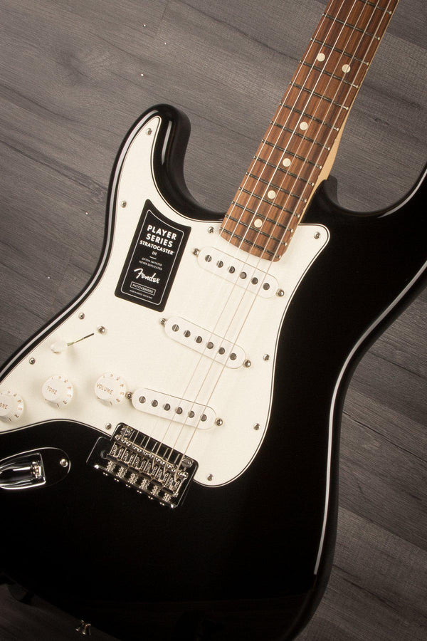 Fender Electric Guitar Fender Player Stratocaster Left Handed w/ Pau Ferro Fretboard - Black