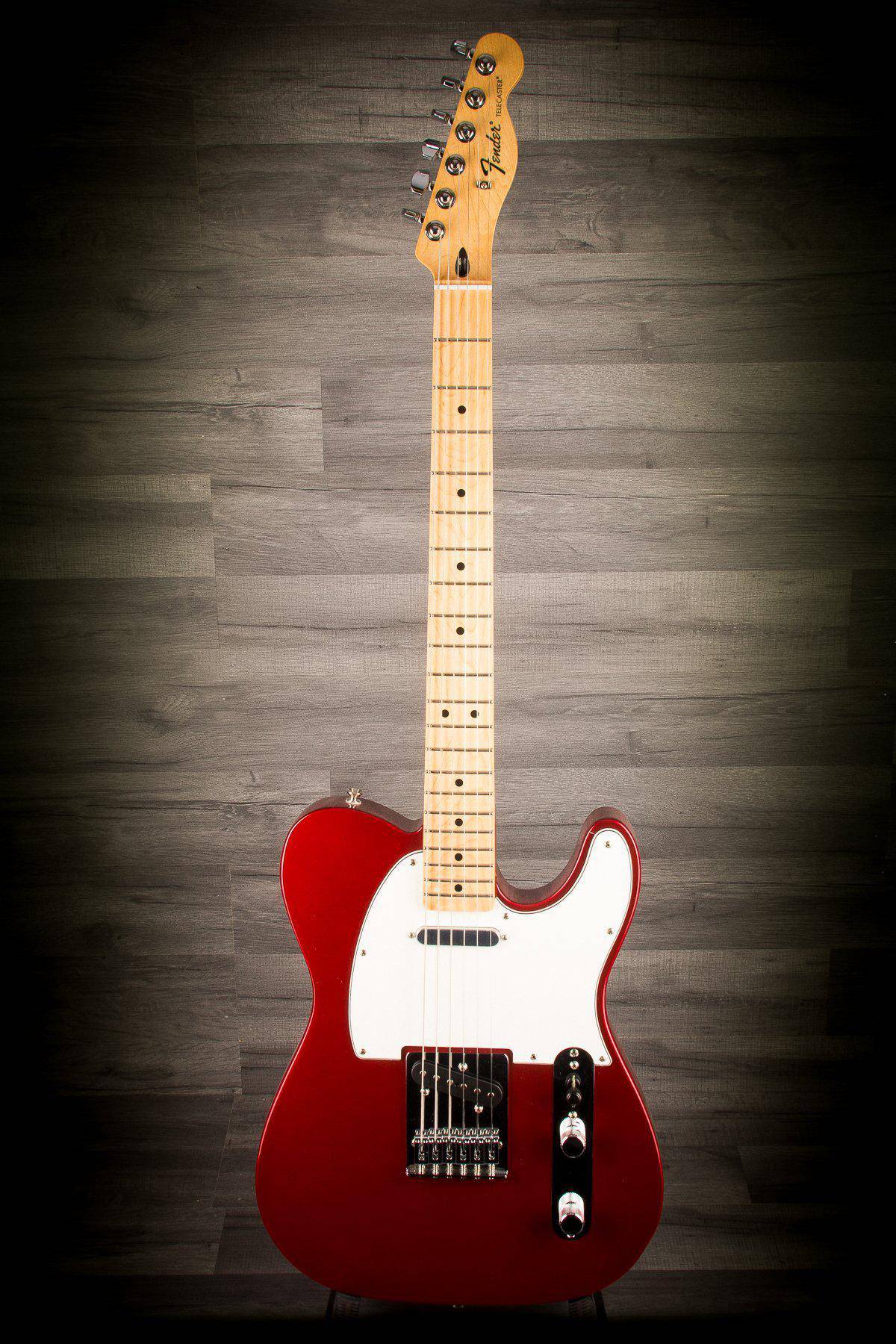 Fender Standard Telecaster Candy Apple Red Maple Neck - MusicStreet