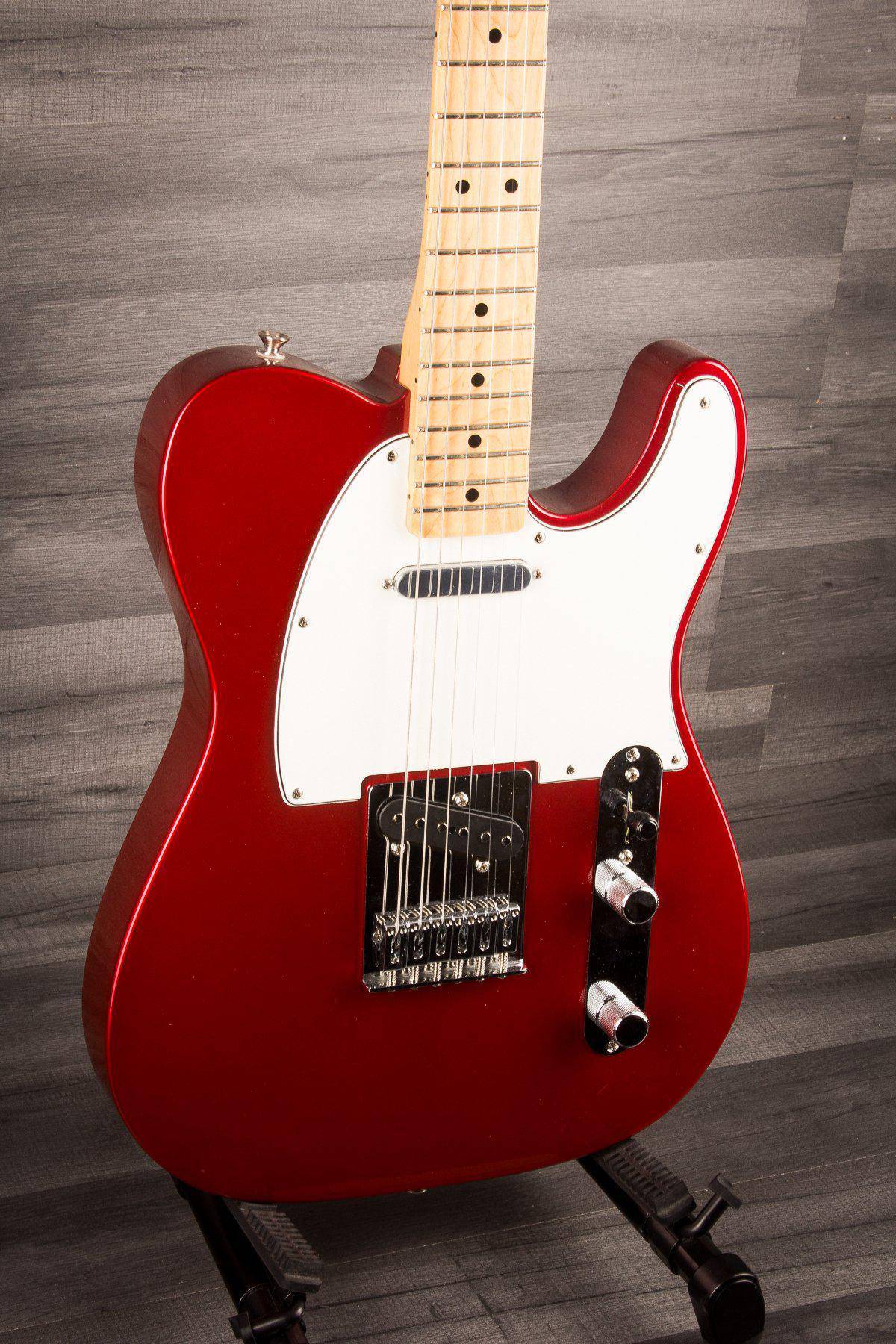 Fender Standard Telecaster Candy Apple Red Maple Neck - MusicStreet