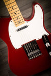 Fender Standard Telecaster Candy Apple Red Maple Neck - MusicStreet